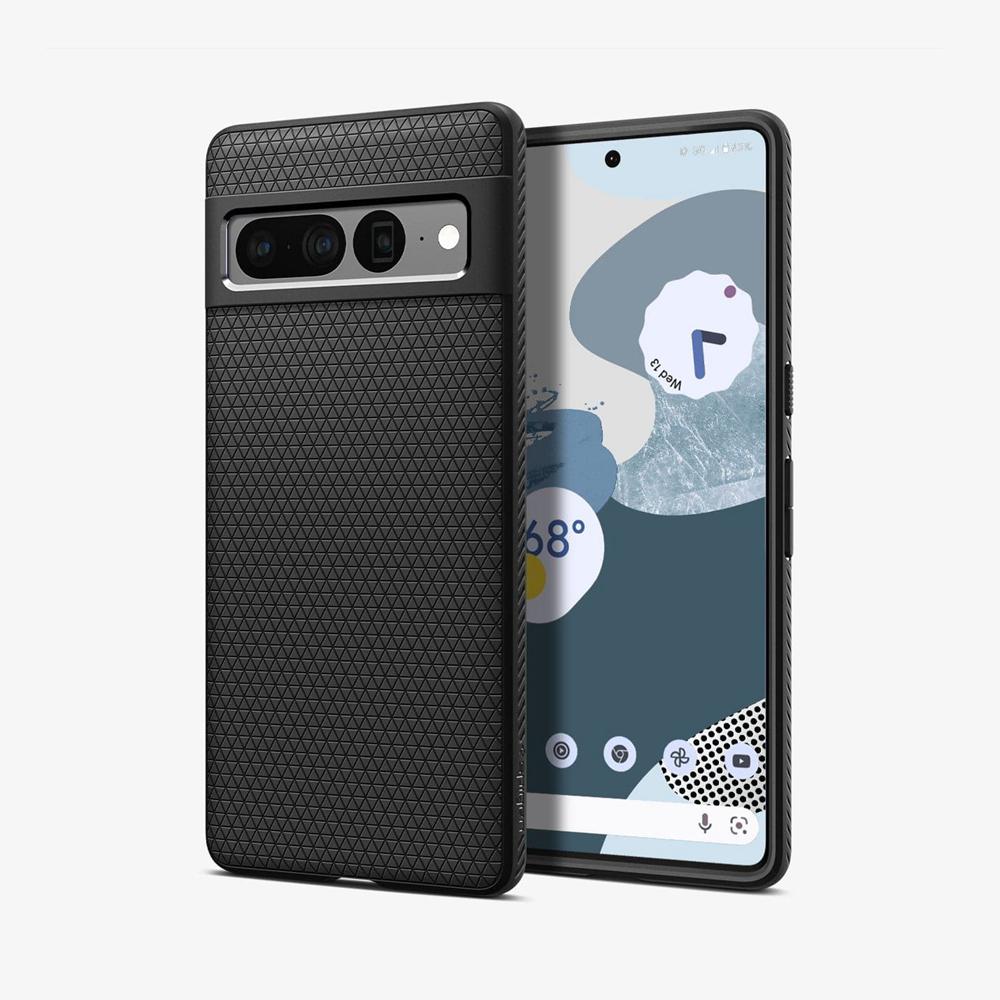 Spigen Liquid Air Pixel 7 Pro Case Matte Black | KVFY-07354