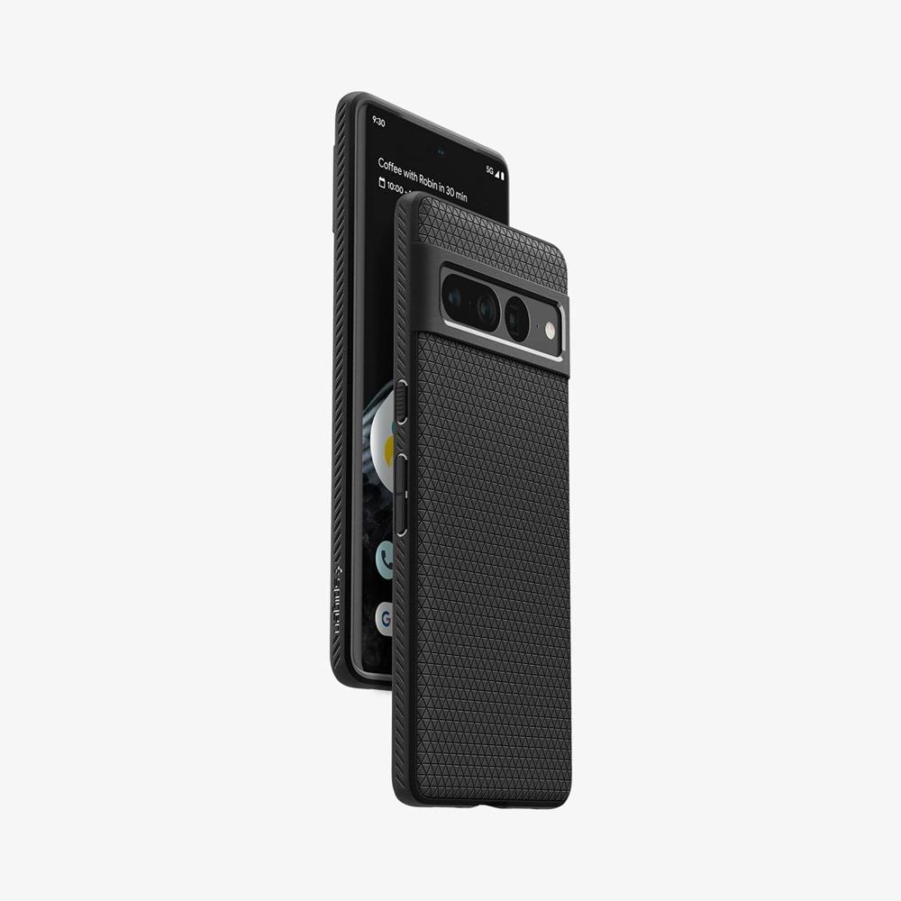 Spigen Liquid Air Pixel 7 Pro Case Matte Black | KVFY-07354