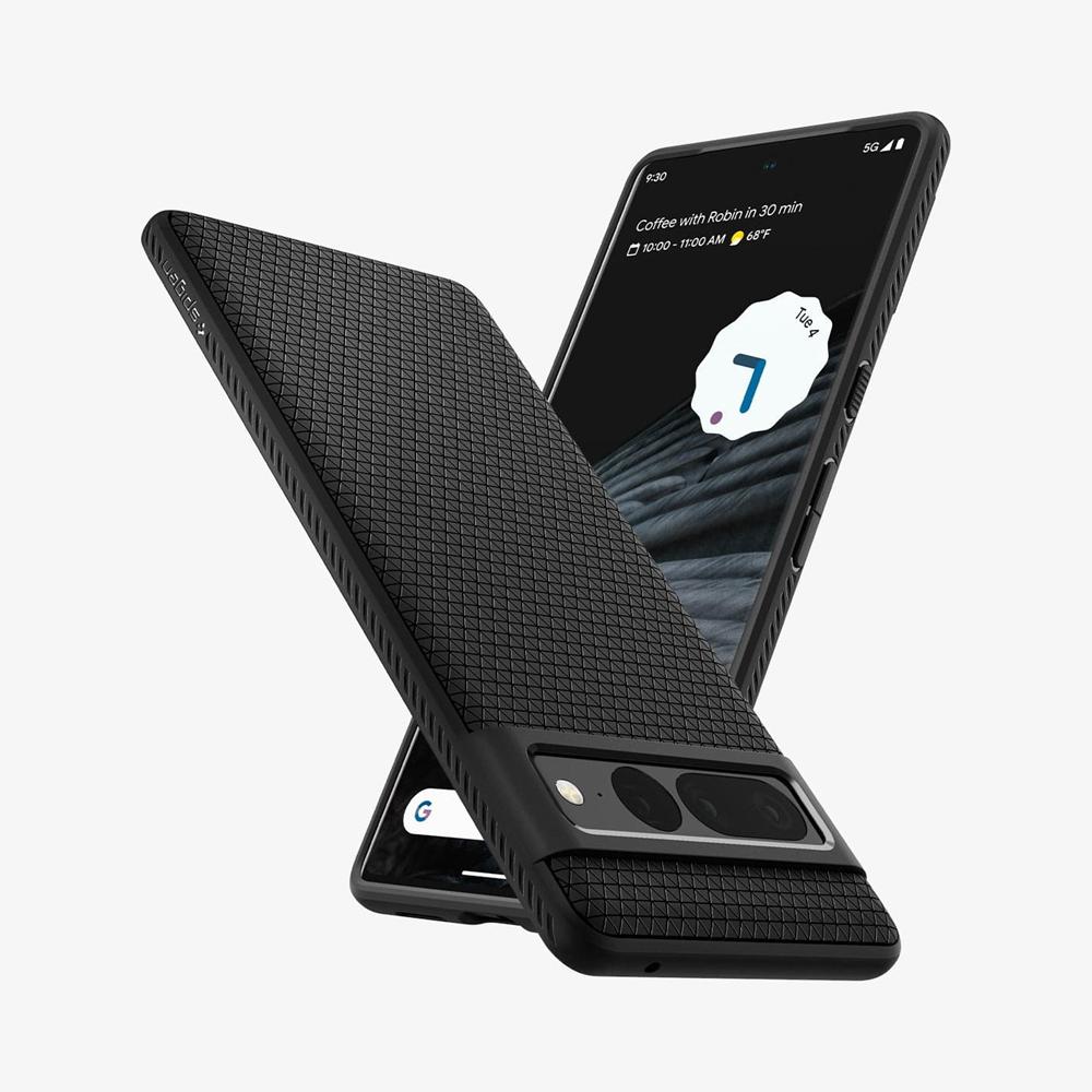 Spigen Liquid Air Pixel 7 Pro Case Matte Black | KVFY-07354