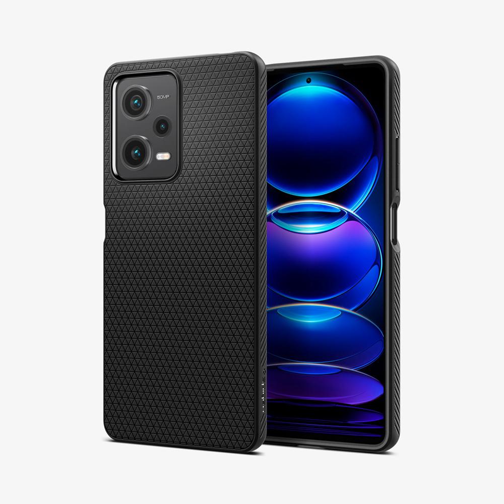 Spigen Liquid Air Redmi Note 12 Pro Case Matte Black | NMWY-91085