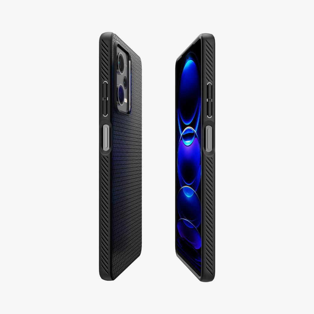 Spigen Liquid Air Redmi Note 12 Pro Case Matte Black | NMWY-91085