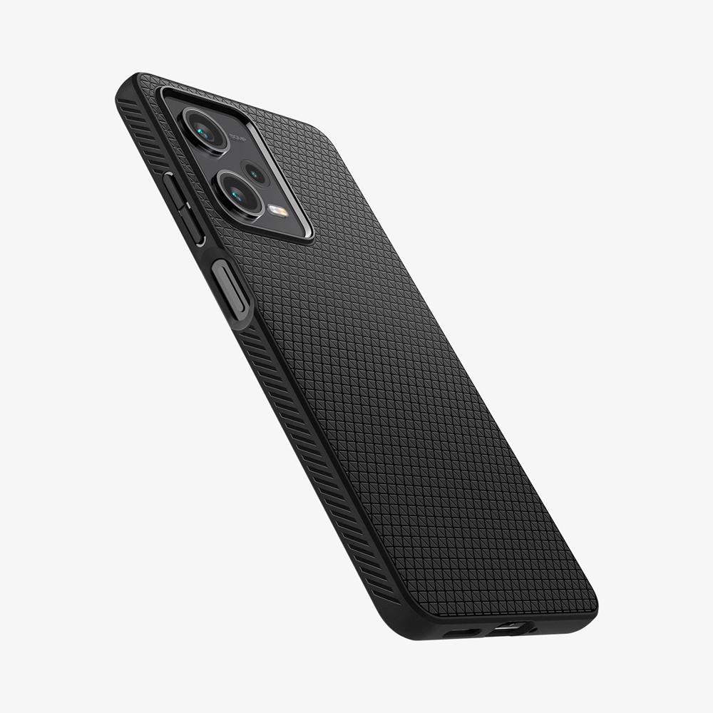 Spigen Liquid Air Redmi Note 12 Pro Case Matte Black | NMWY-91085