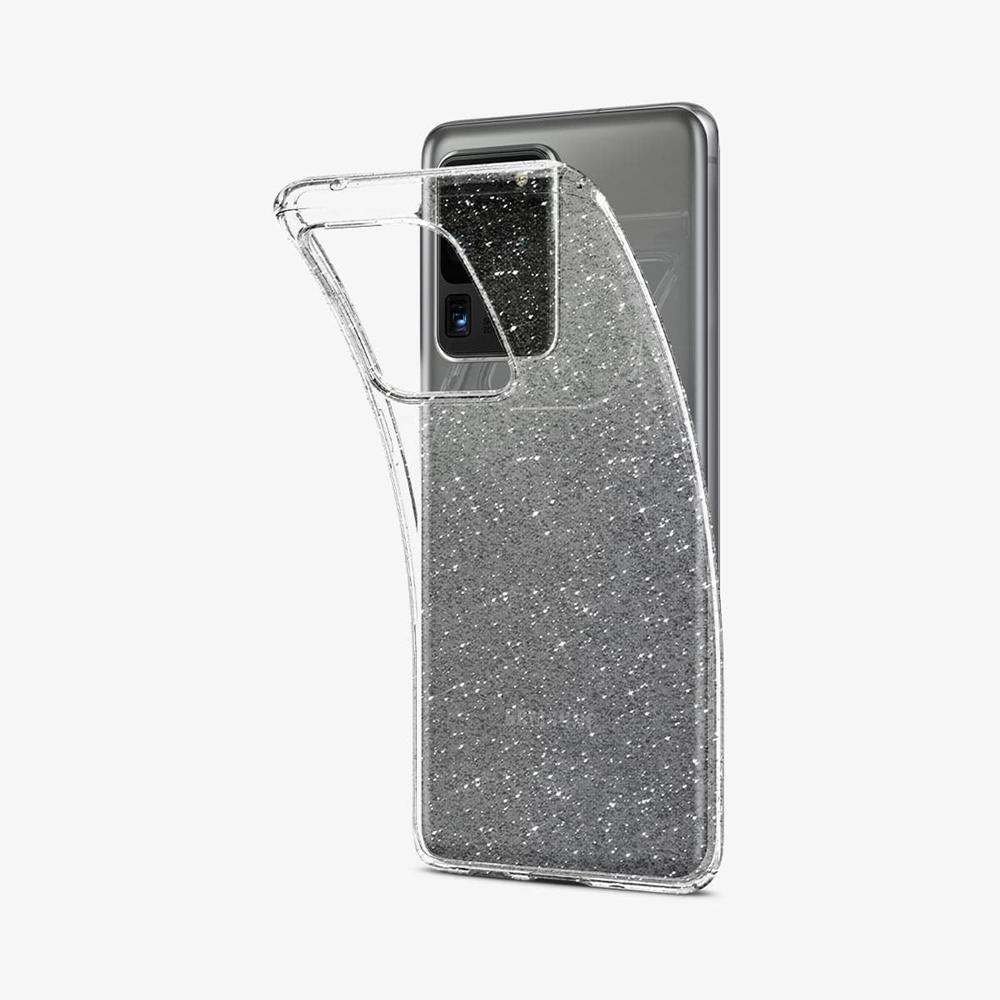 Spigen Liquid Crystal Glitter Galaxy S20 Ultra Case Crystal Quartz Grey | QSTG-37845