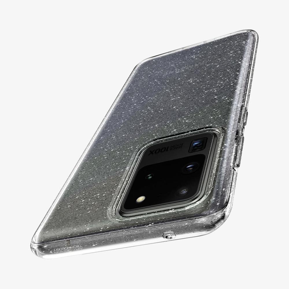 Spigen Liquid Crystal Glitter Galaxy S20 Ultra Case Crystal Quartz Grey | QSTG-37845