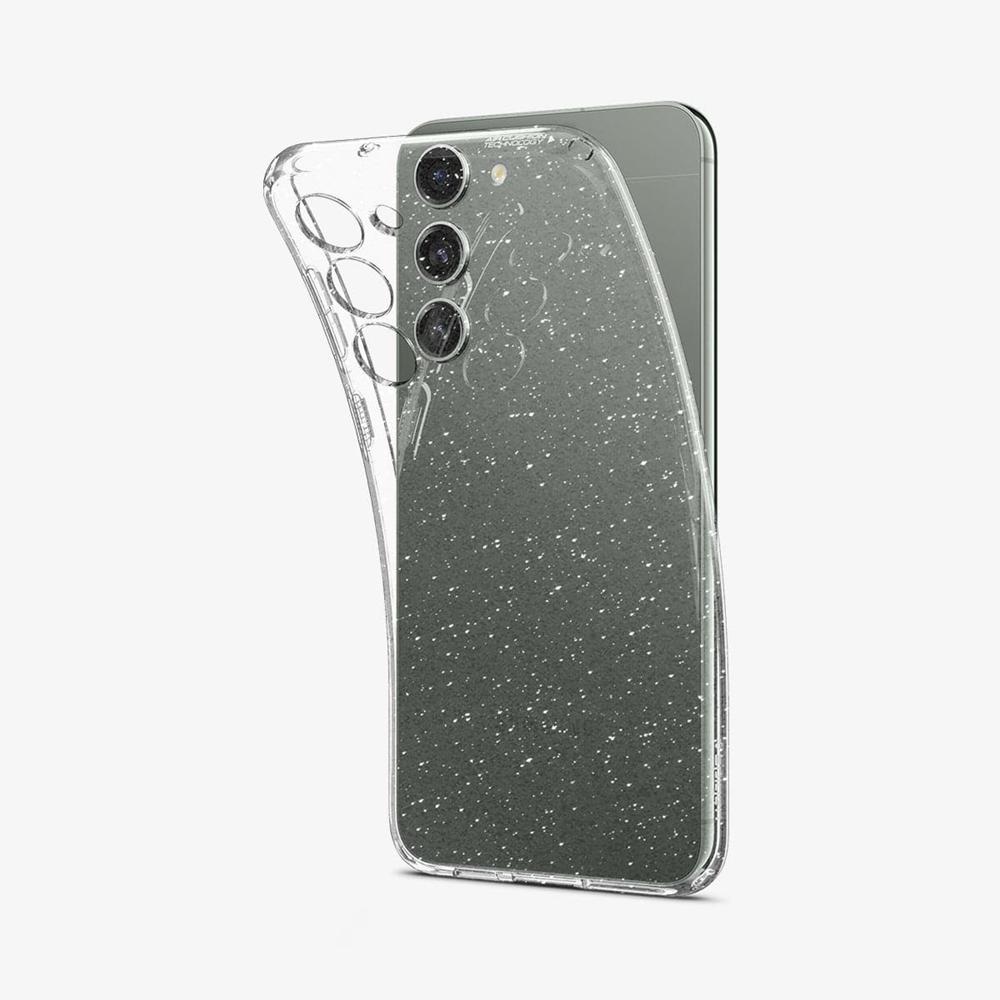 Spigen Liquid Crystal Glitter Galaxy S23 Plus Case Crystal Quartz Grey | YDAH-75214