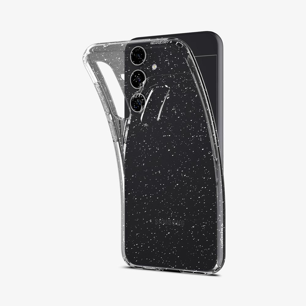 Spigen Liquid Crystal Glitter Galaxy S23 Fe Case Crystal Quartz Grey | KAVY-08796