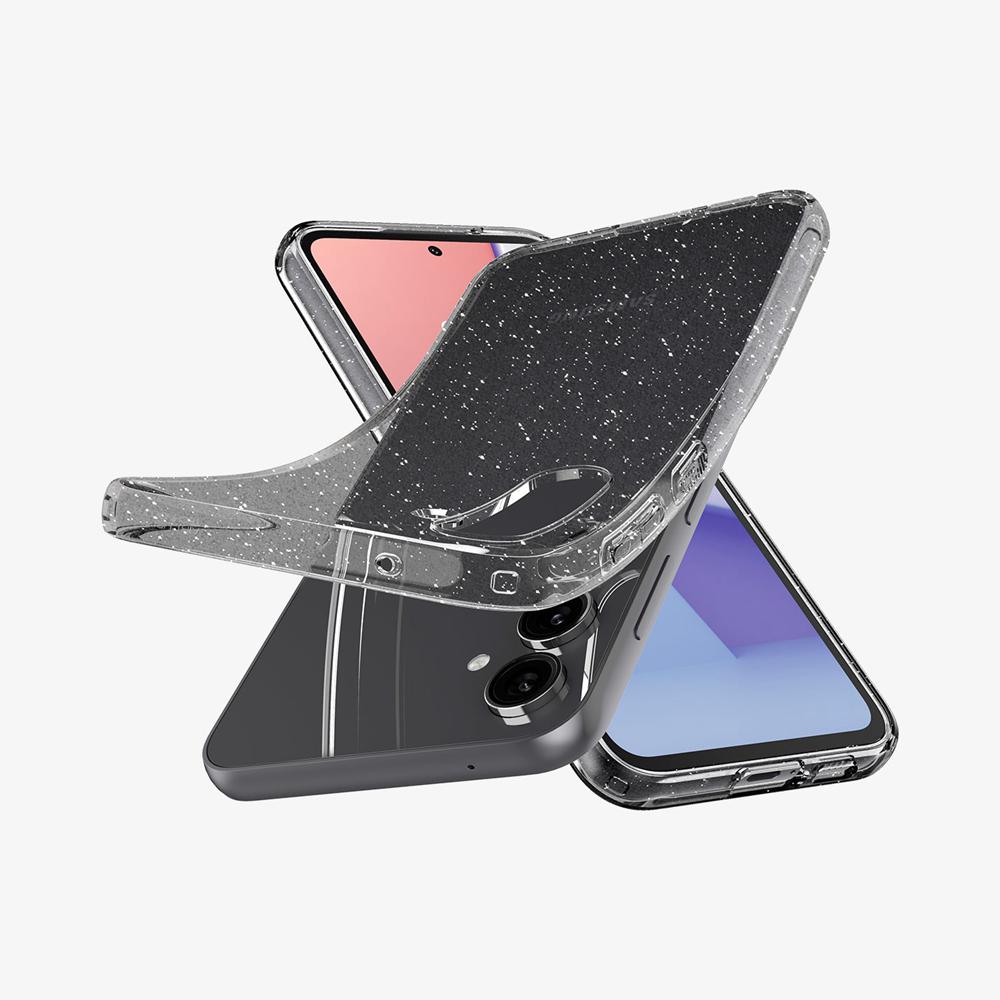 Spigen Liquid Crystal Glitter Galaxy S23 Fe Case Crystal Quartz Grey | KAVY-08796