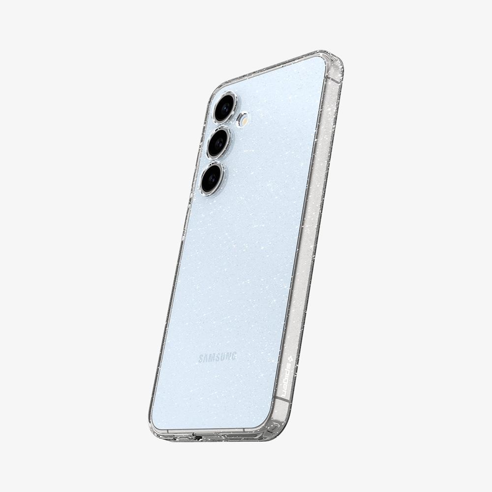 Spigen Liquid Crystal Glitter Galaxy S24 Fe Case Crystal Quartz Grey | AOZH-17359