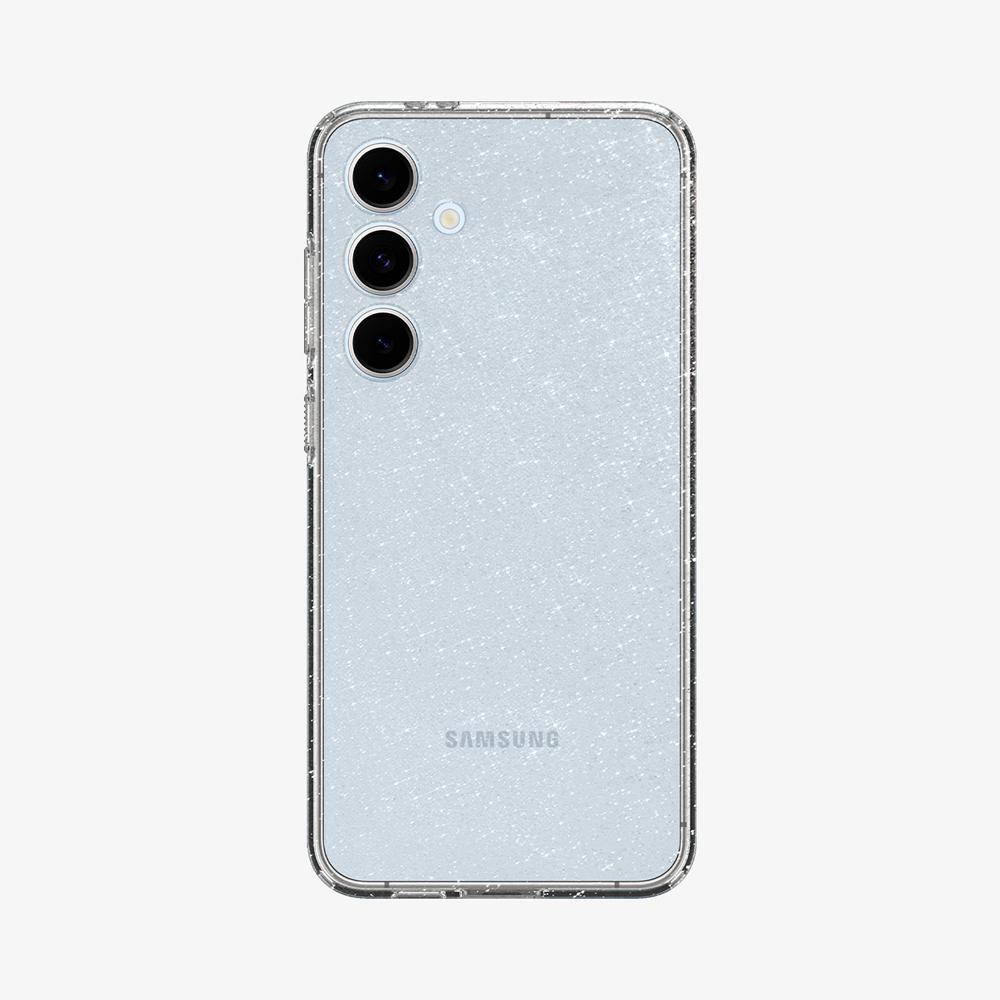 Spigen Liquid Crystal Glitter Galaxy S24 Fe Case Crystal Quartz Grey | AOZH-17359