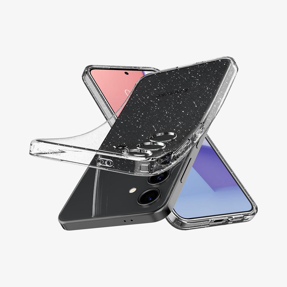 Spigen Liquid Crystal Glitter Galaxy S24 Case Crystal Quartz Grey | ISHF-63892