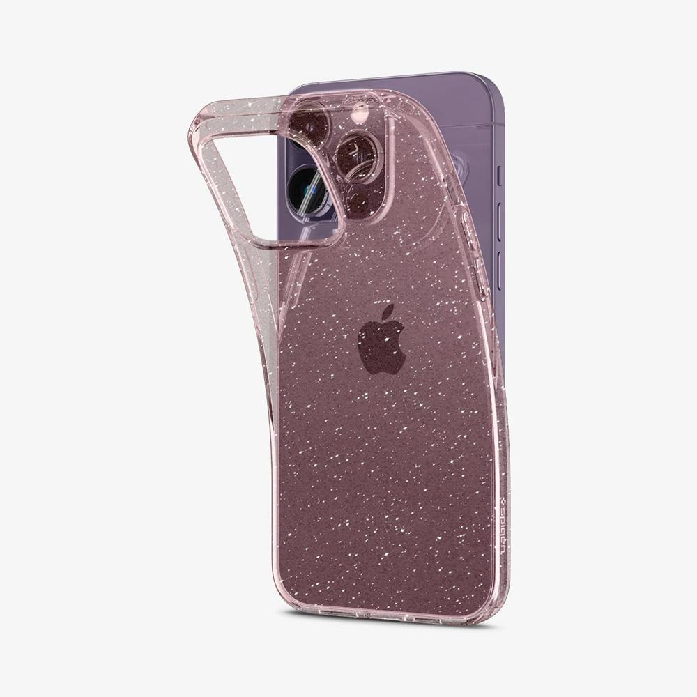 Spigen Liquid Crystal Glitter Iphone 14 Pro Max Case Rose Quartz | HCKS-73956