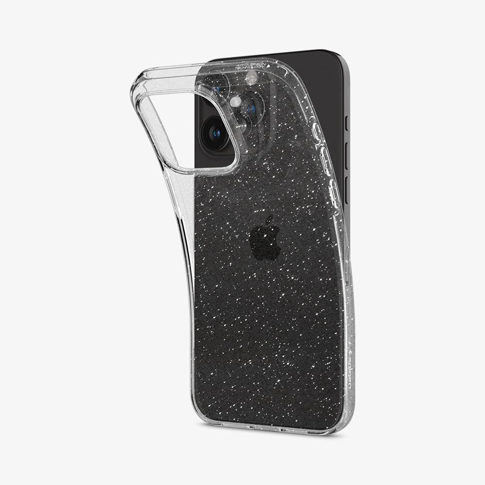 Spigen Liquid Crystal Glitter Iphone 15 Pro Max Case Crystal Quartz Grey | XYMS-16034