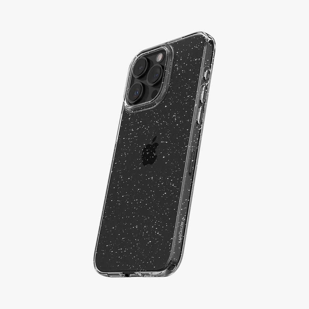 Spigen Liquid Crystal Glitter Iphone 15 Pro Max Case Crystal Quartz Grey | XYMS-16034