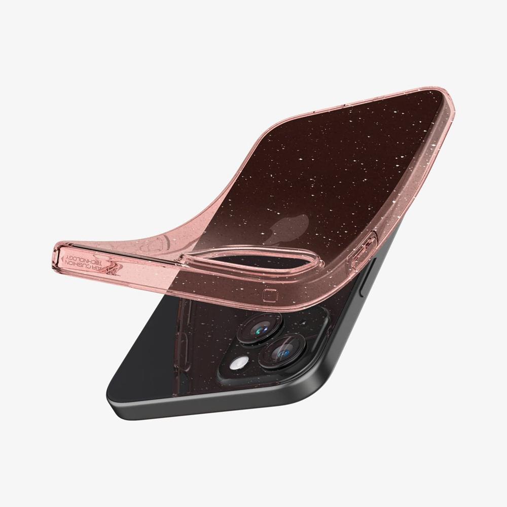 Spigen Liquid Crystal Glitter Iphone 15 Plus Case Rose Quartz | YUZF-82105