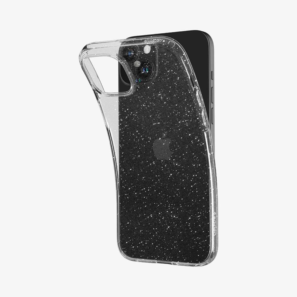 Spigen Liquid Crystal Glitter Iphone 15 Plus Case Crystal Quartz Grey | JYUI-28361