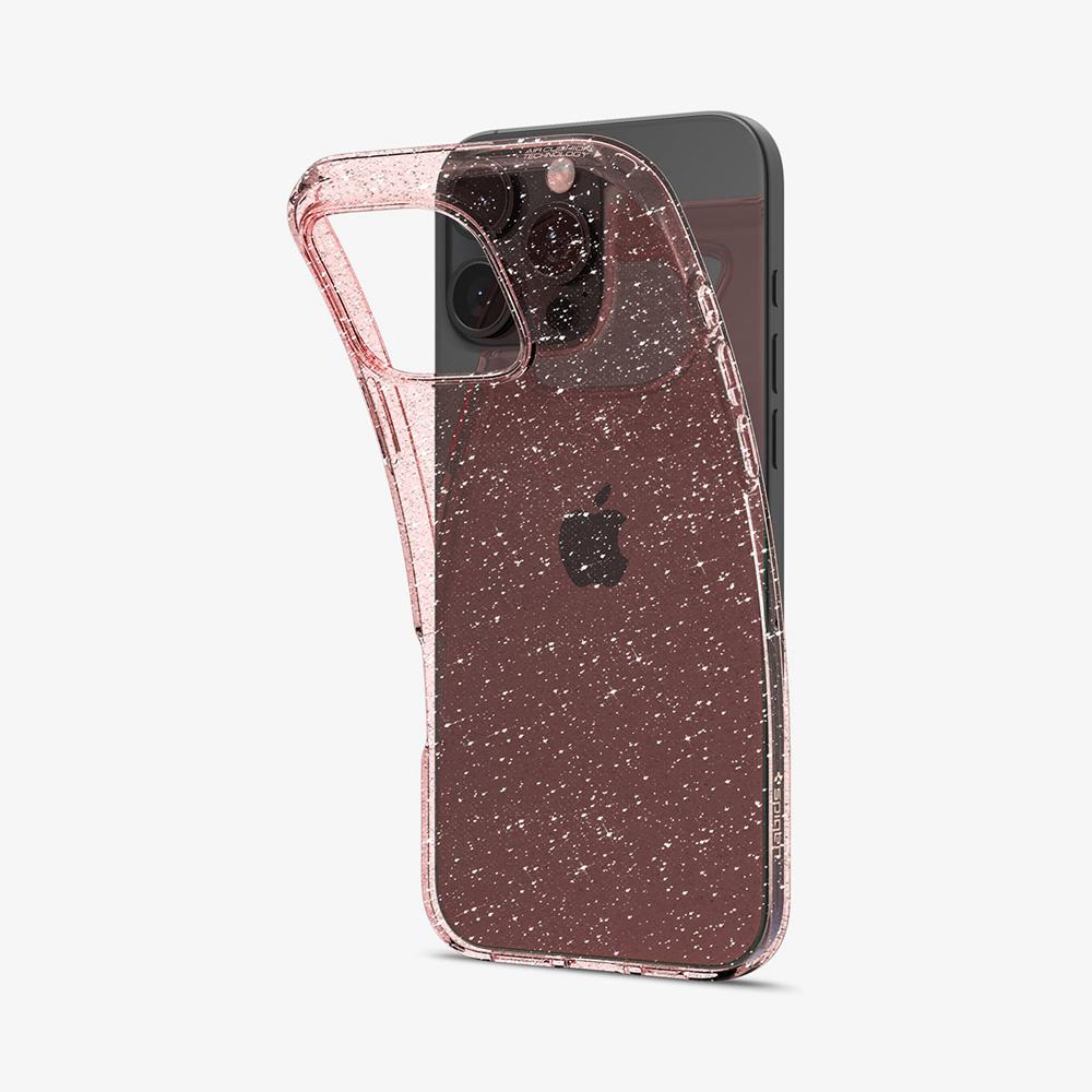 Spigen Liquid Crystal Glitter Iphone 16 Pro Case Rose Quartz | ZXIB-28109