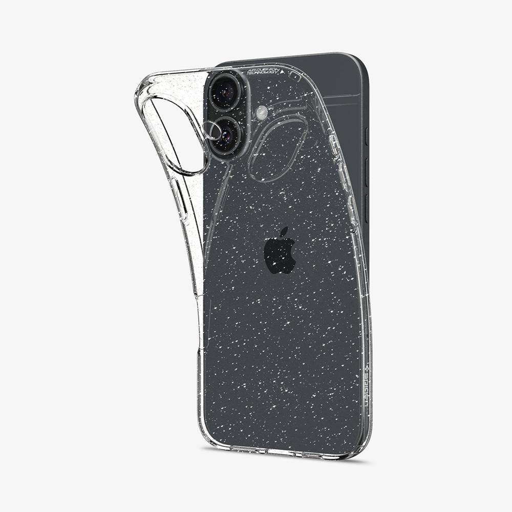 Spigen Liquid Crystal Glitter Iphone 16 Plus Case Crystal Quartz Grey | STZN-80621