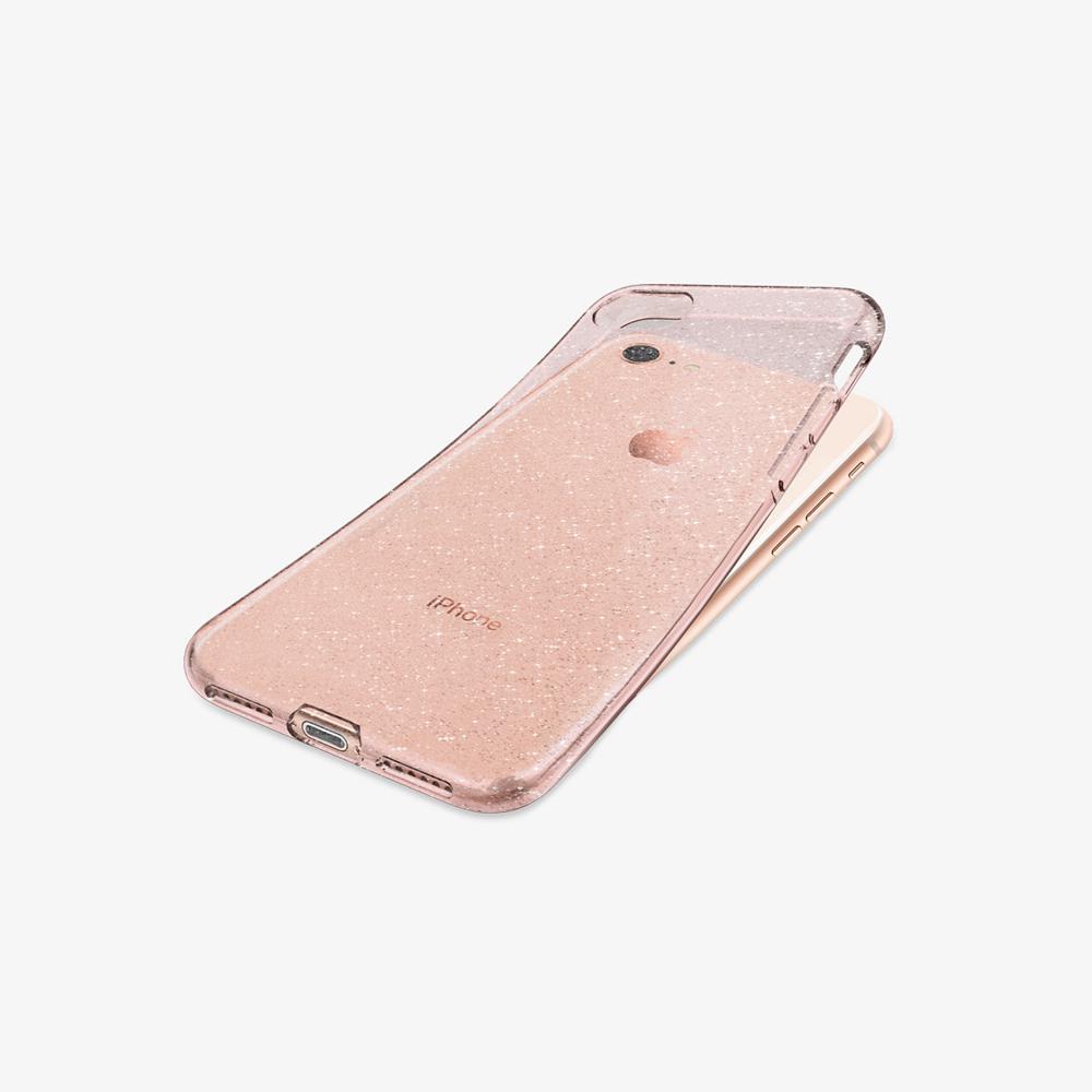 Spigen Liquid Crystal Glitter Iphone Se (3Rd Gen) Case Rose Quartz | JPFC-68924