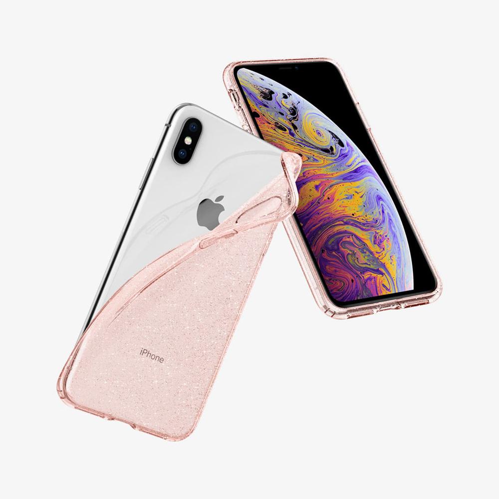 Spigen Liquid Crystal Glitter Iphone Xs Max Case Rose Quartz | AXYW-95372