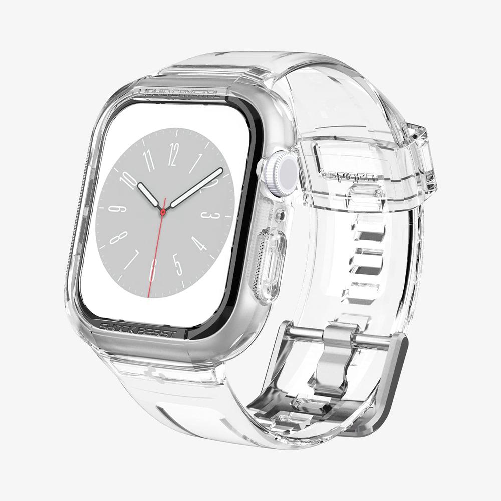 Spigen Liquid Crystal Pro Apple Watch (45Mm) Case + Band Crystal Clear | MCBQ-37602