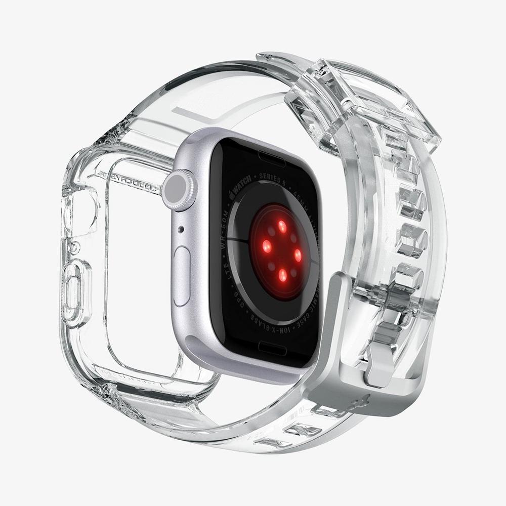 Spigen Liquid Crystal Pro Apple Watch (45Mm) Case + Band Crystal Clear | MCBQ-37602