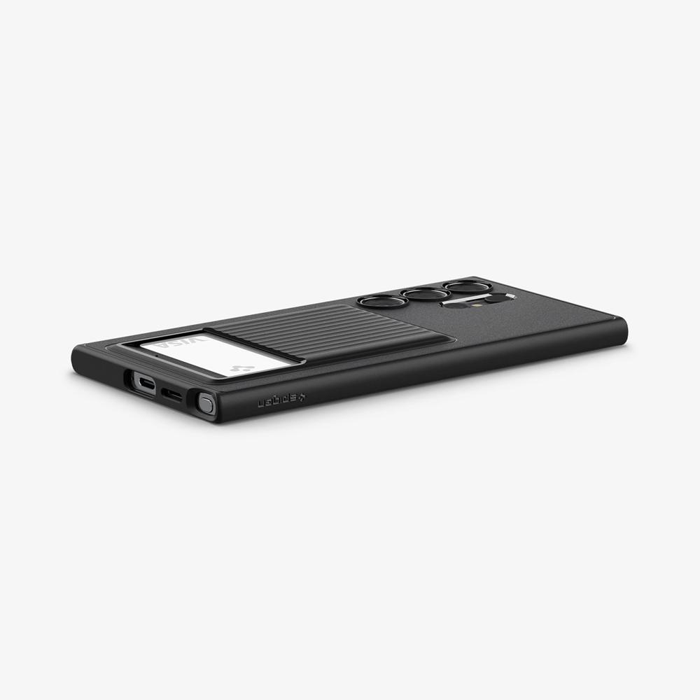 Spigen Liquid Slot Galaxy S24 Ultra Case Matte Black | UPTZ-91847