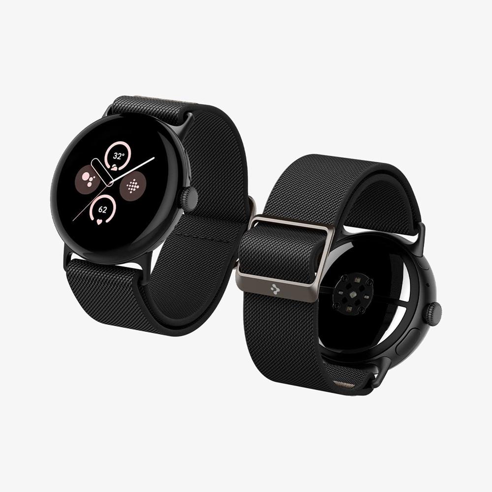 Spigen Lite Fit Pixel Watch 3 (45Mm) Band Black | ZAPH-50478