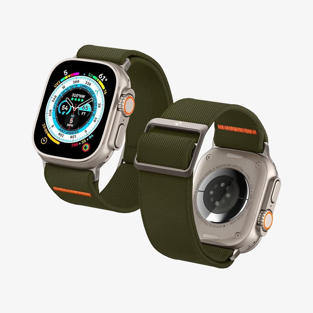 Spigen Lite Fit Ultra Apple Watch 10 (46Mm) Band Khaki | VAGC-48021