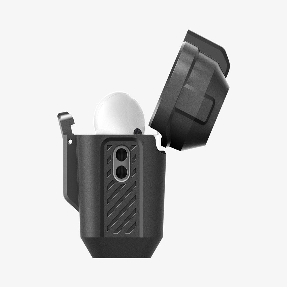 Spigen Lock Fit Airpods Pro 2 Case Matte Black | ADWS-08439