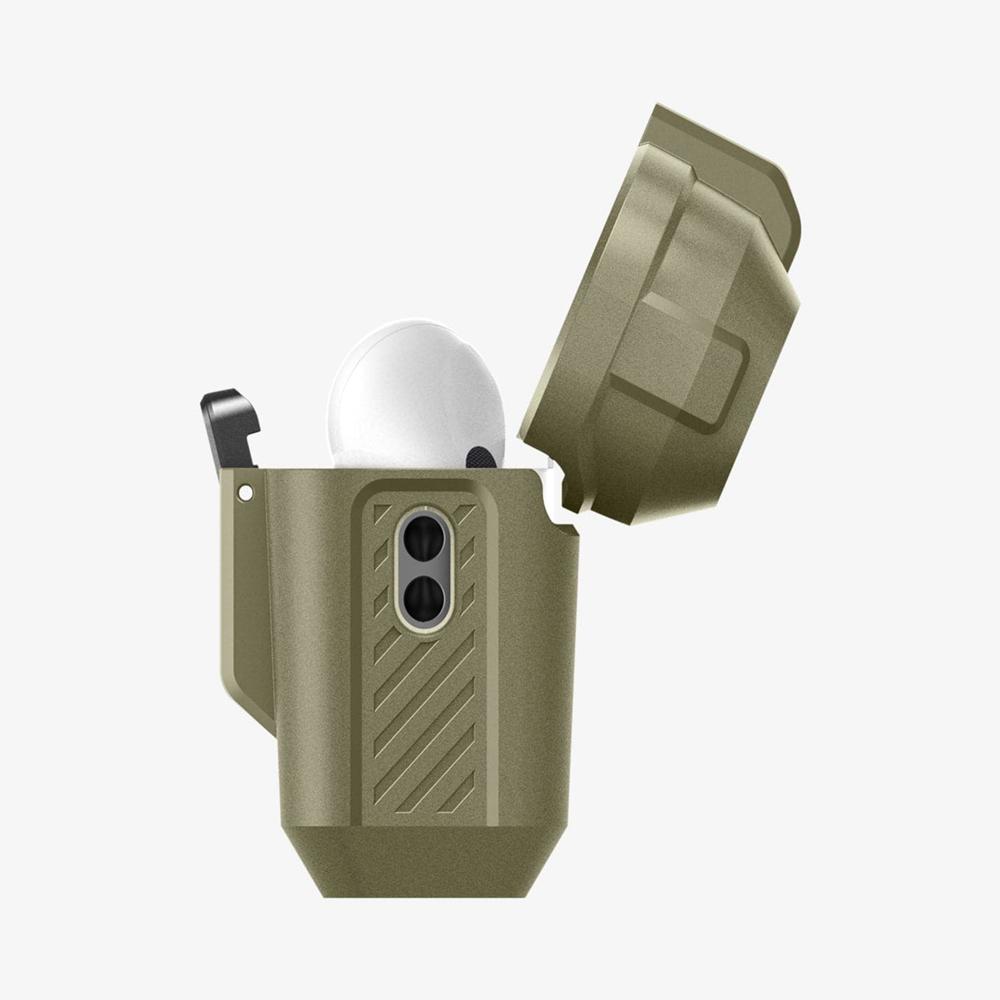 Spigen Lock Fit Airpods Pro 2 Case Vintage Khaki | QJRB-83250