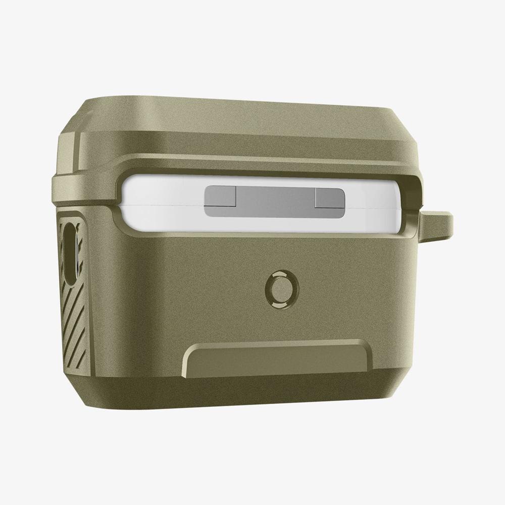 Spigen Lock Fit Airpods Pro 2 Case Vintage Khaki | QJRB-83250