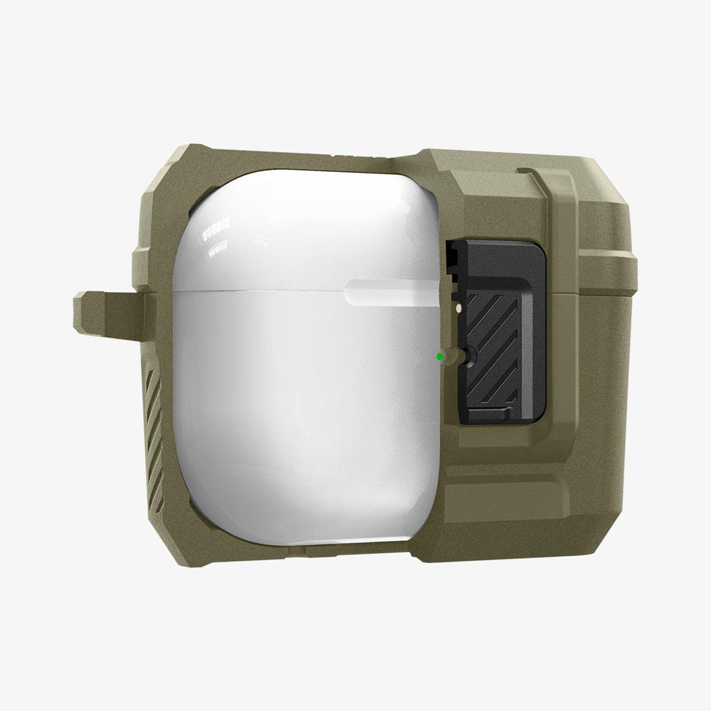 Spigen Lock Fit Airpods Pro 2 Case Vintage Khaki | QJRB-83250