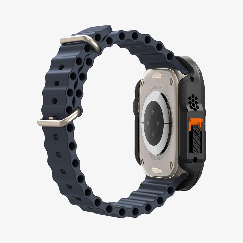 Spigen Lock Fit Apple Watch Ultra (49Mm) Case Black | VOWL-74210