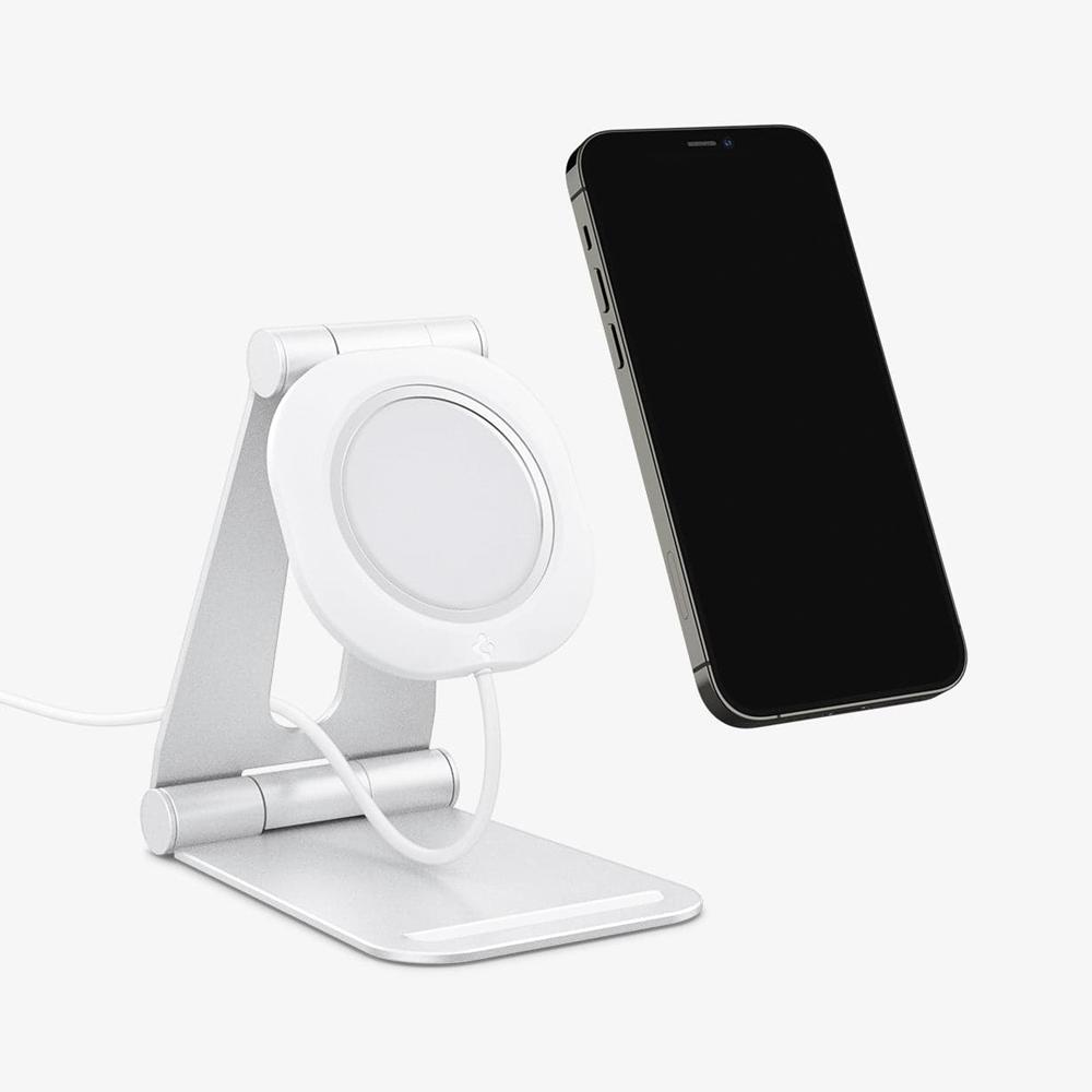 Spigen MagFit Charger Stand (MagFit) Magsafe Stand White | WAZB-96283