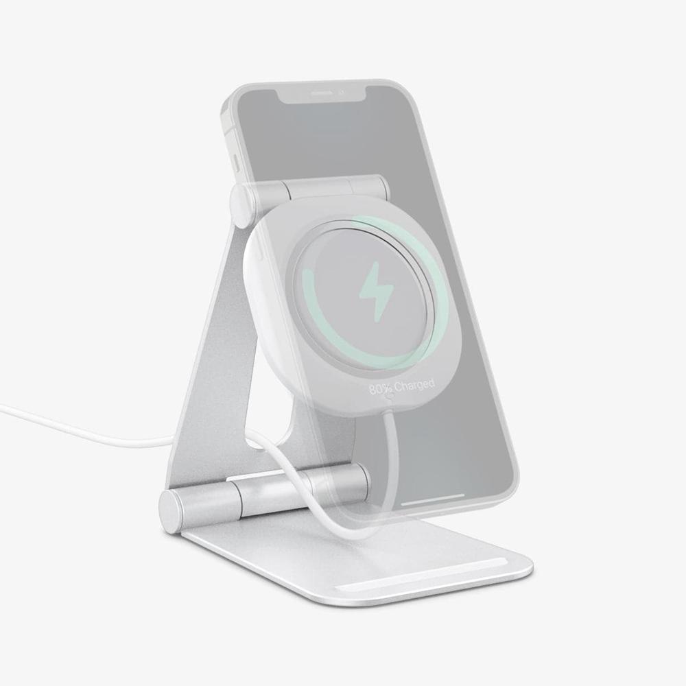 Spigen MagFit Charger Stand (MagFit) Magsafe Stand White | WAZB-96283