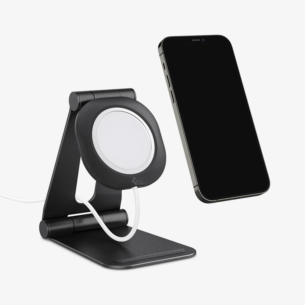 Spigen MagFit Charger Stand (MagFit) Magsafe Stand Black | XZED-19082