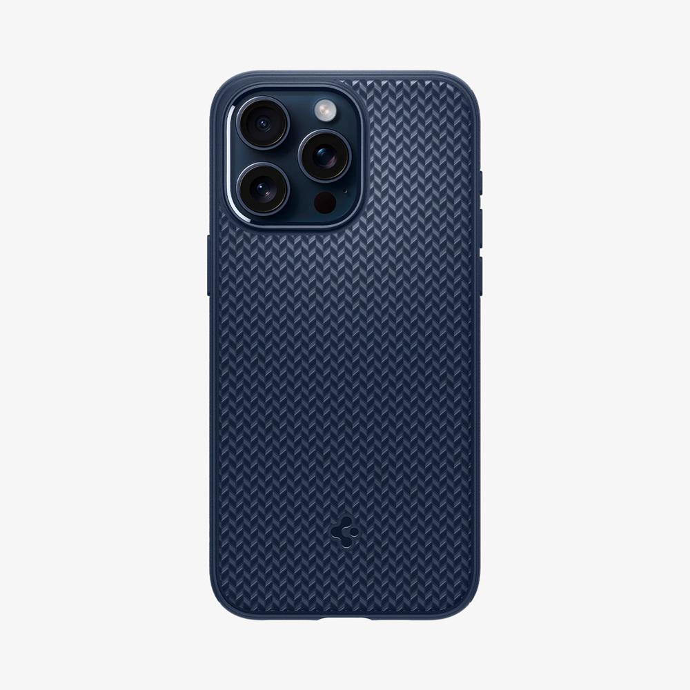 Spigen Mag Armor (MagFit) Iphone 15 Pro Case Navy Blue | MJYL-07943