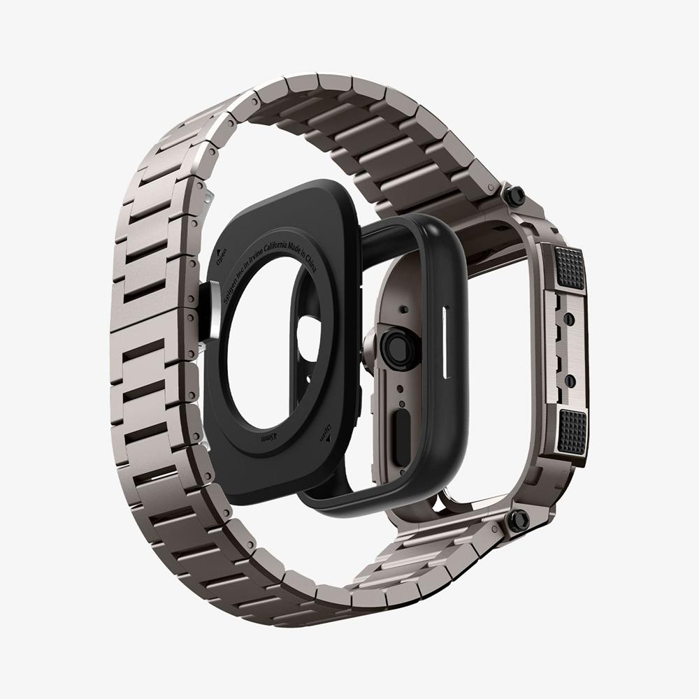 Spigen Metal Armor Pro Apple Watch (45Mm) Case + Band Gunmetal | XOYP-07839