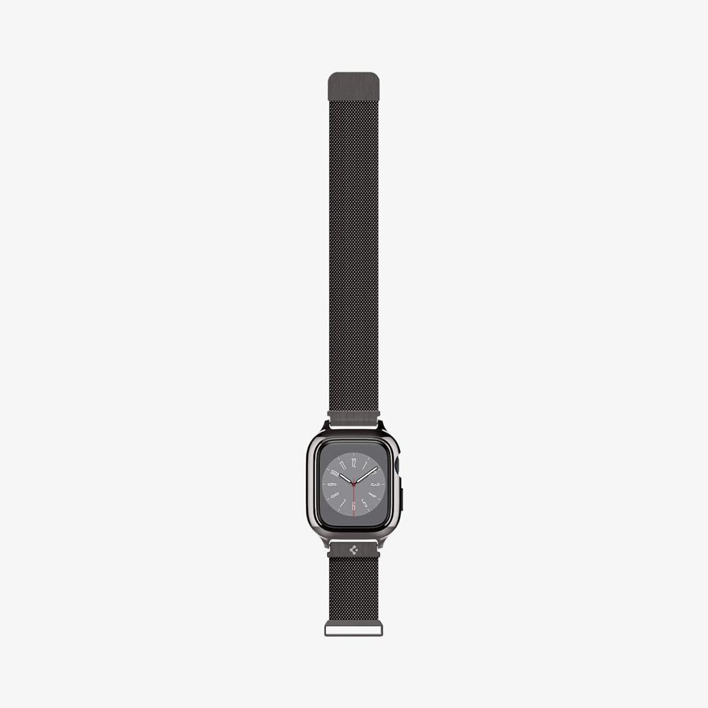 Spigen Metal Fit Pro Apple Watch (45Mm) Case + Band Graphite Grey | EGDR-52167