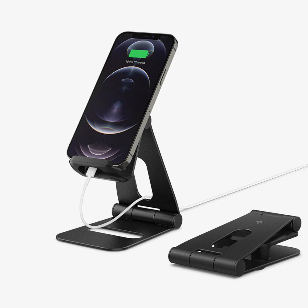 Spigen Nanotac™ Charger Stand Universal Stand Black | ZVMO-40512