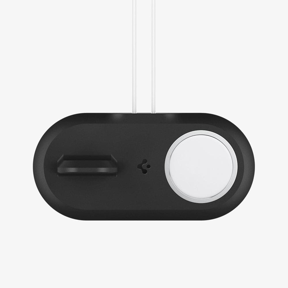 Spigen Nanotac™ MagFit Duo (MagFit) Magsafe Charging Pad Black | FCOQ-15482