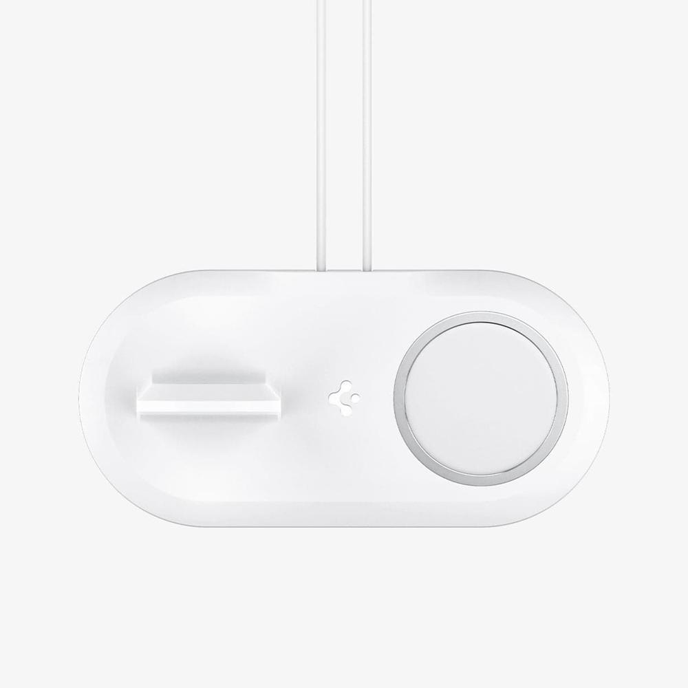 Spigen Nanotac™ MagFit Duo (MagFit) Magsafe Charging Pad White | DVGL-95247