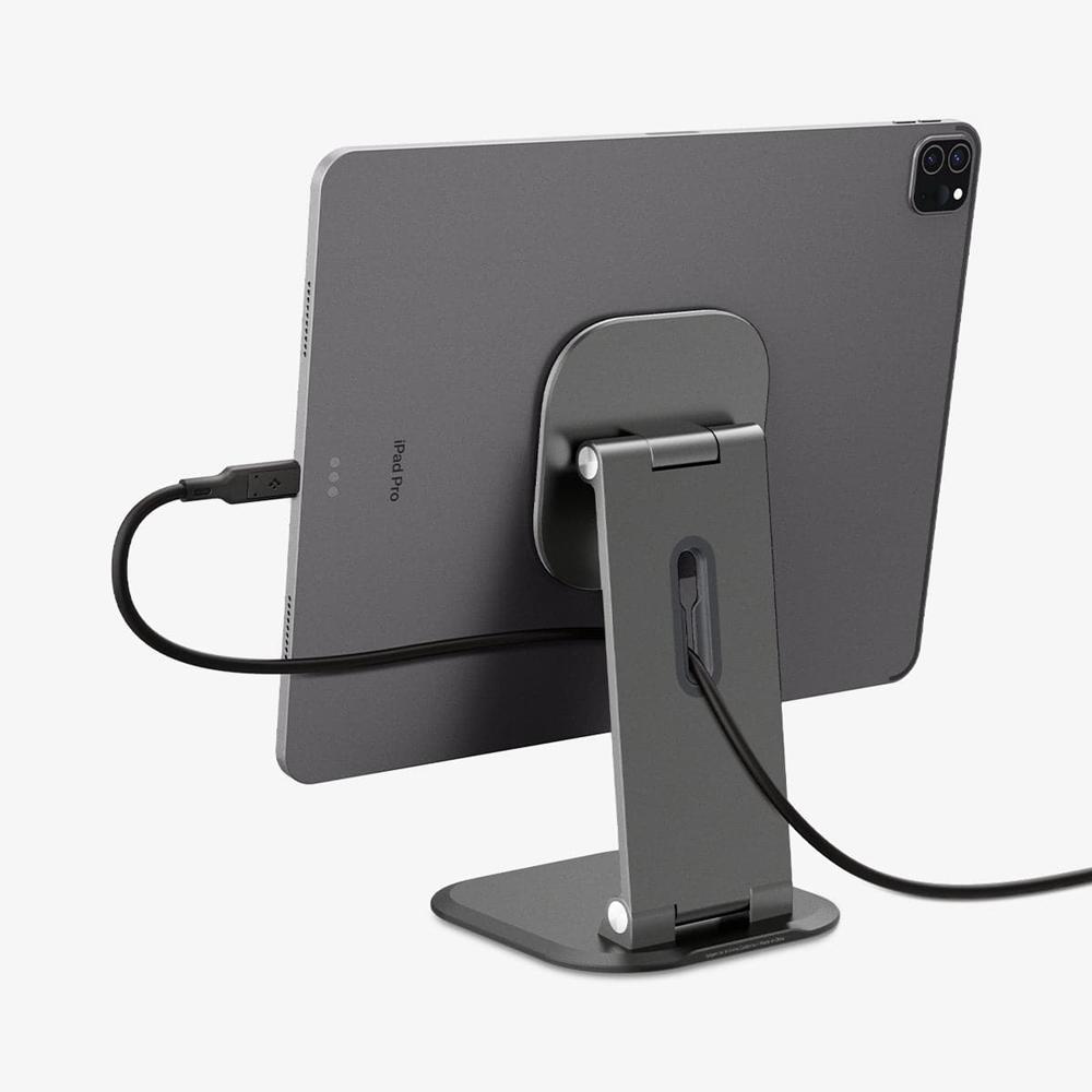 Spigen Nanotac™ OneTap Easel Stand (MagFit) Magsafe Stand Space Gray | JHQZ-23867