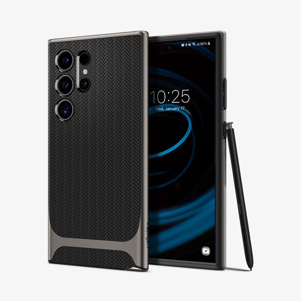 Spigen Neo Hybrid Galaxy S24 Ultra Case Gunmetal | ZASI-81450