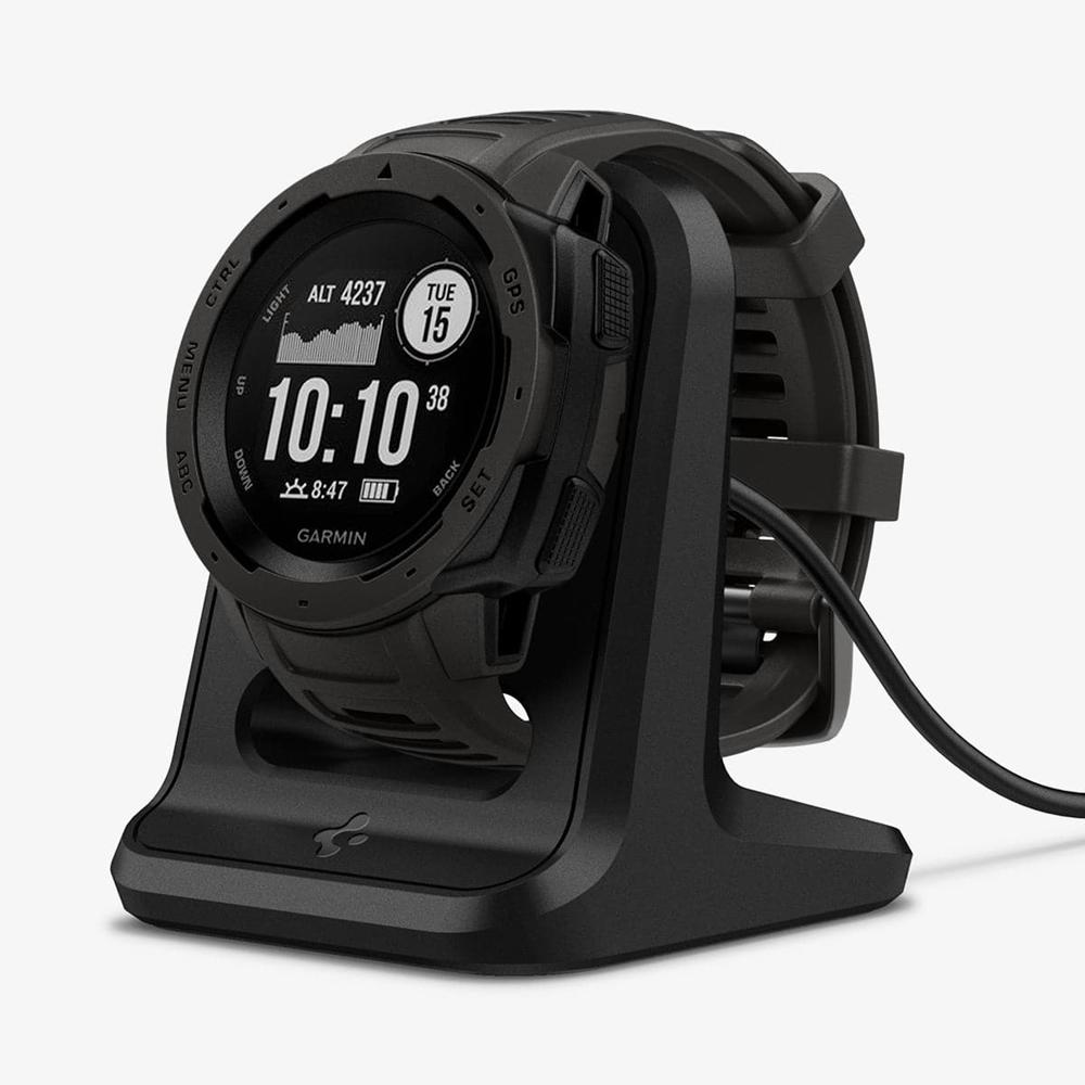 Spigen Night Stand Garmin Watch Stand Black | DNGF-29451