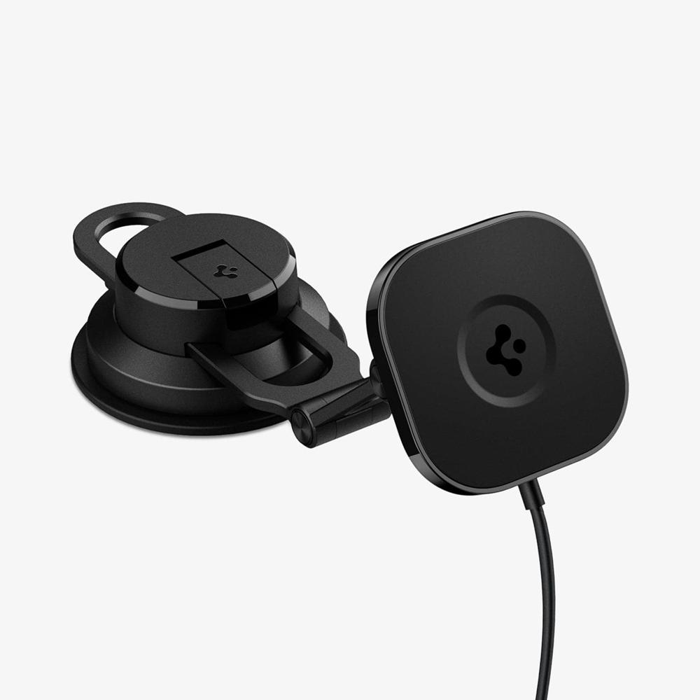 Spigen OneTap Pro 3 | Dashboard Mount (MagFit) Magsafe Car Mount + Charger Black | ROSP-92780