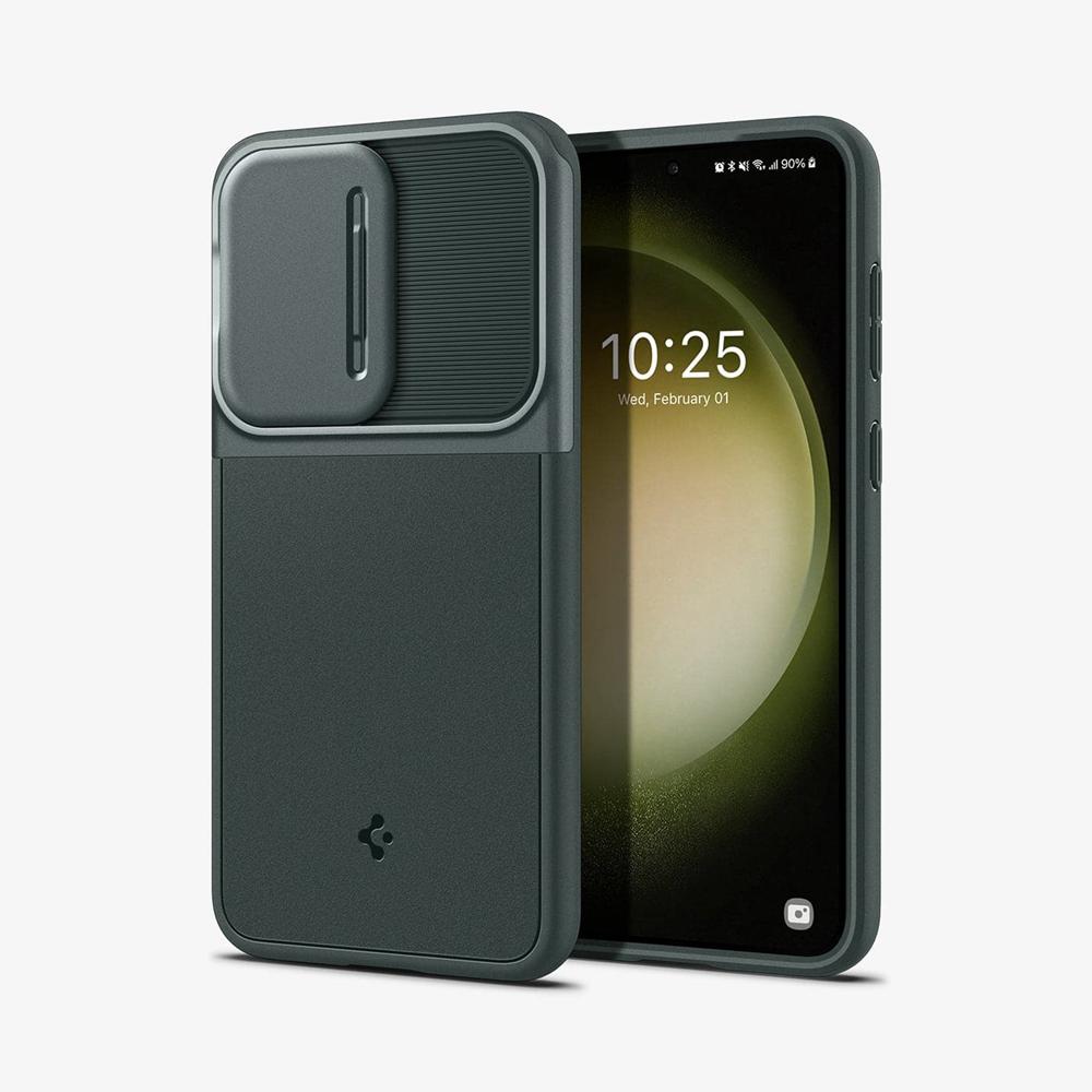 Spigen Optik Armor Galaxy S23 Case Abyss Green | VOBY-17208