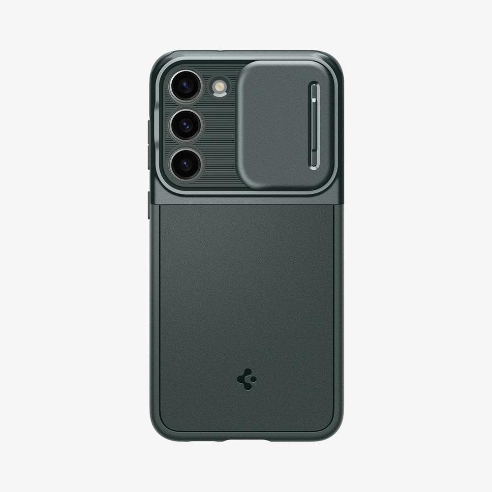 Spigen Optik Armor Galaxy S23 Case Abyss Green | VOBY-17208