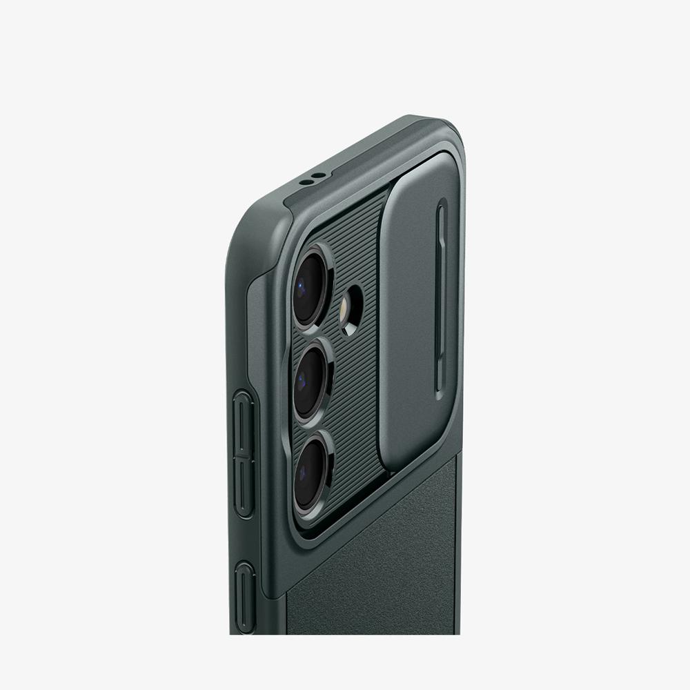 Spigen Optik Armor Galaxy S24 Case Abyss Green | JBZF-69527