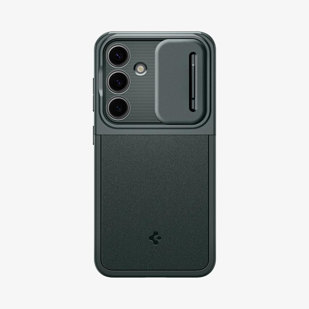 Spigen Optik Armor Galaxy S24 Case Abyss Green | JBZF-69527